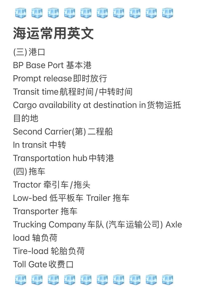 貨運(yùn)英文簡(jiǎn)稱貨運(yùn)英文簡(jiǎn)稱是什么